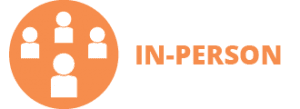 An in-person icon meaning that there are in-person activities with this business.